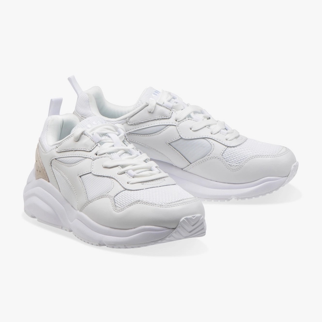 Diadora – Bílé Šněrovací Sportovní Boty (44)