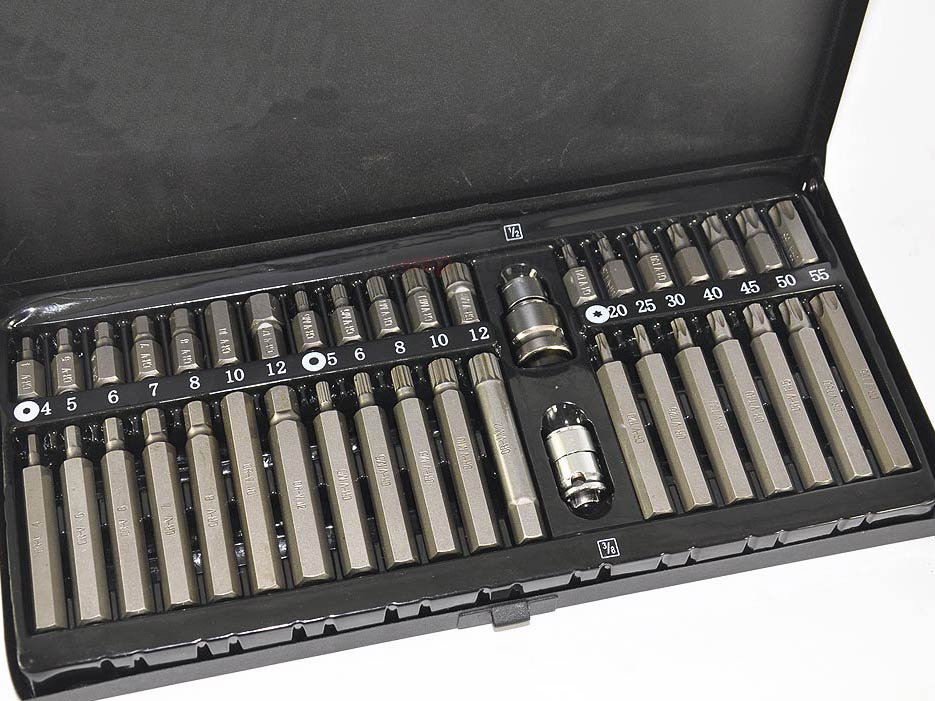 Zestaw bitów Końcówki IMBUS SPLINE TORX 40cz.
