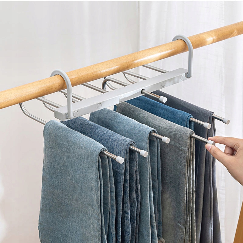 TELESKOPOWY WYSUWANY WIESZAK NA SPODNIE DO SZAFY 5 EAN (GTIN) 1189891122332