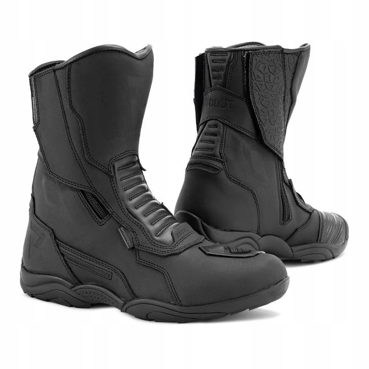 Rebelhorn Scout Moto boty mesh kůže 47