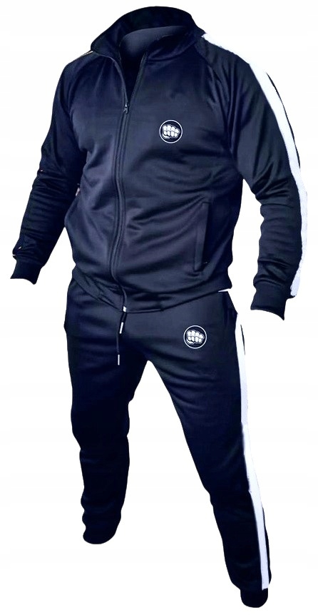 Teplákovka Sportovní WarHouse Small Logo Komplet Navy Blue/White L