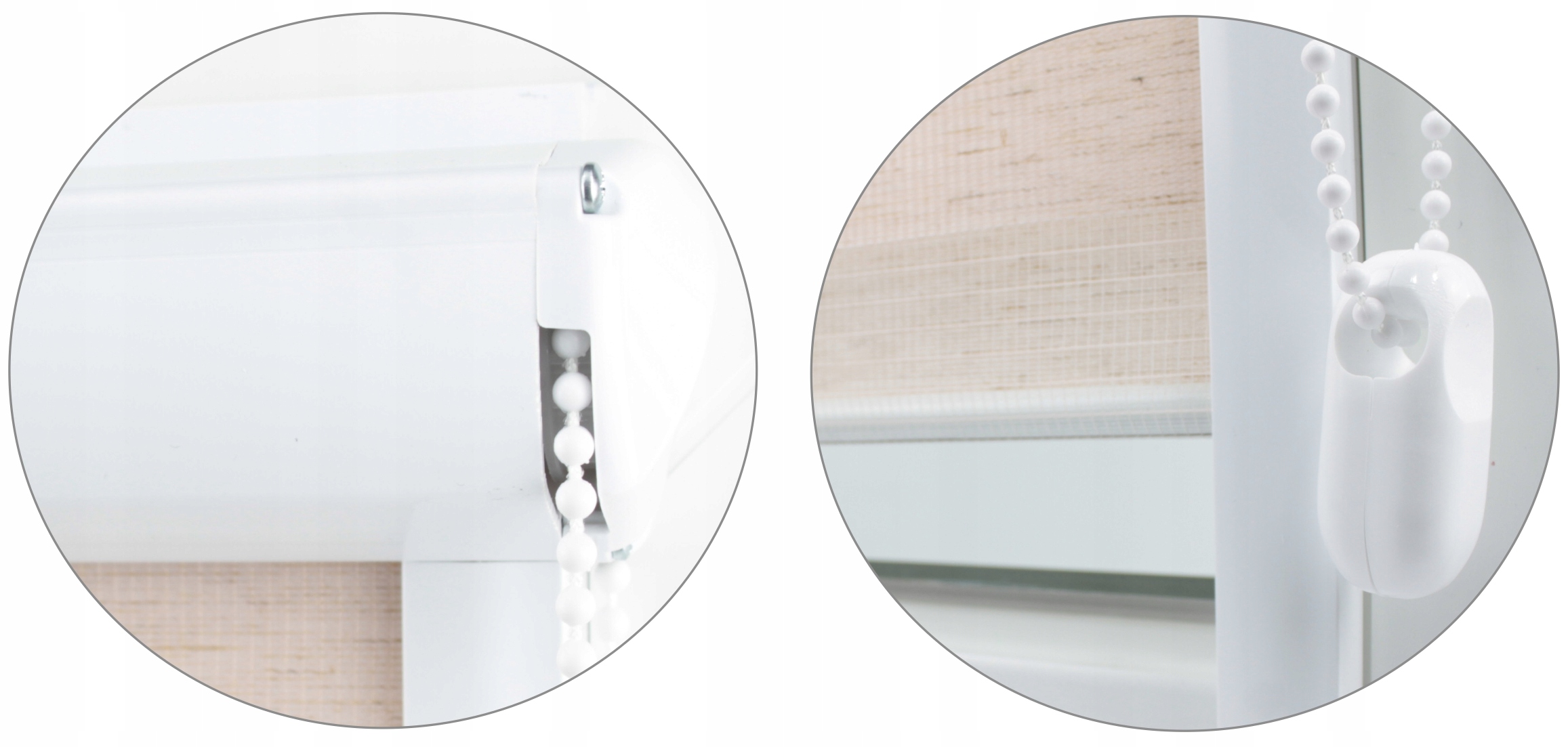 Roleta DZIEŃ NOC w KASECIE z PROWADNICAMI 102X130 Długość 130 cm