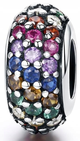 

Charms zawieszka do Pandora Rainbow Pave Tęczowy