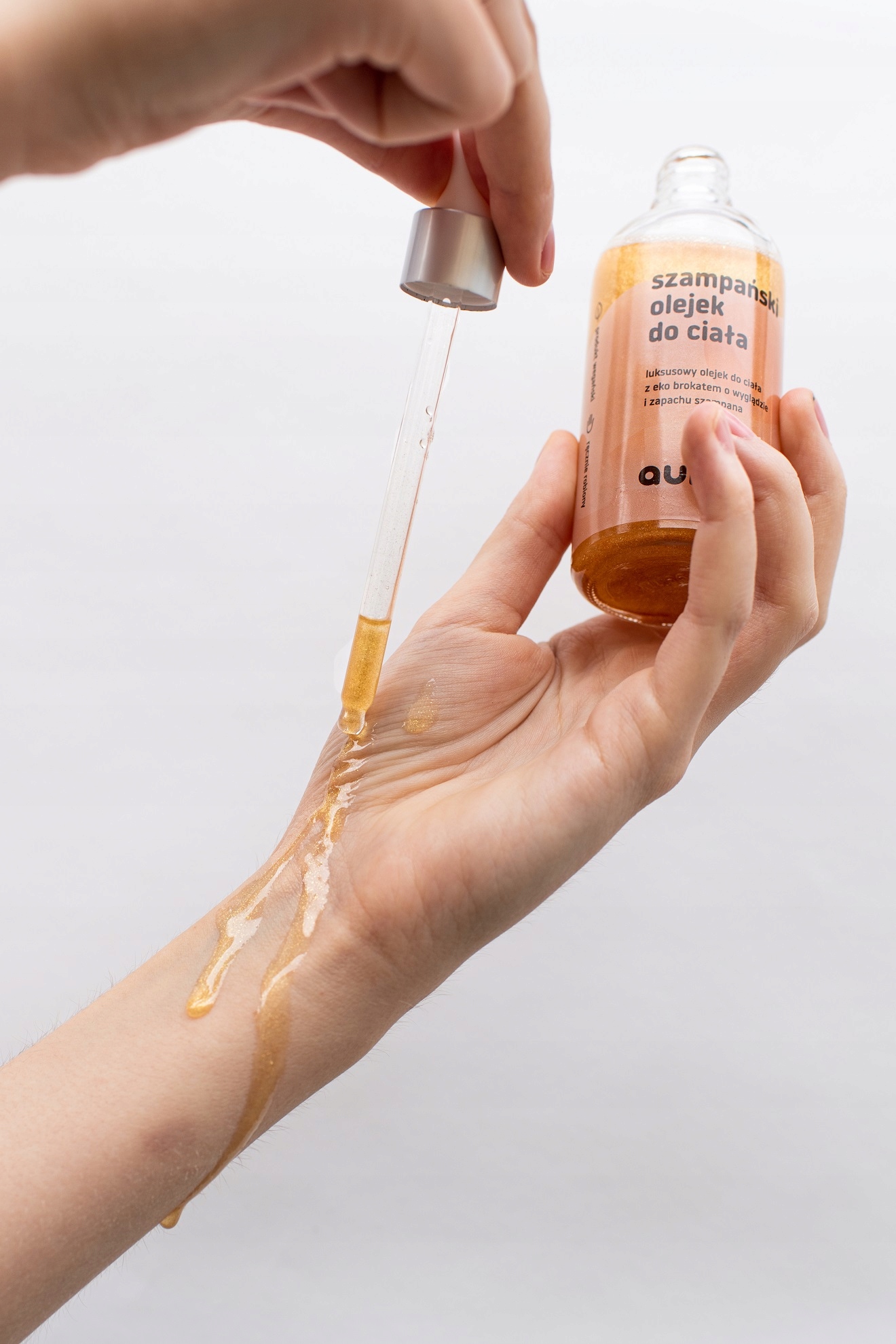 Auna, szampański olejek do ciała, 100 ml Wielkość Produkt pełnowymiarowy