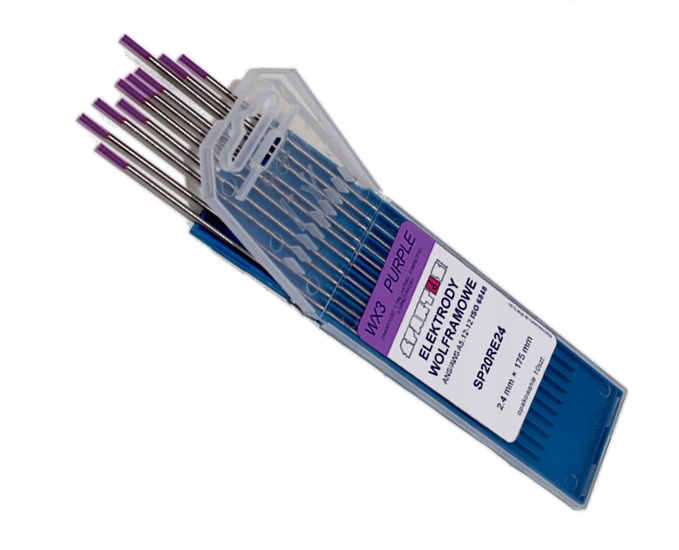 

Elektroda Tig purpurowa lila magnez wolframowa 3,2