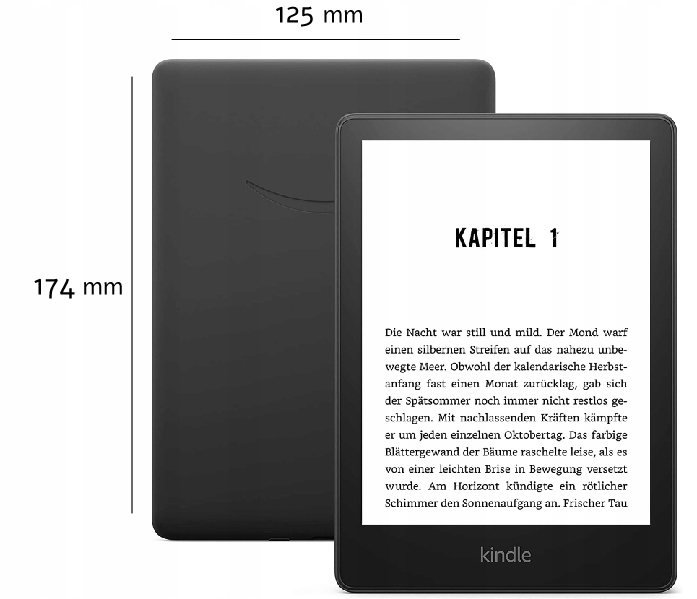 CZYTNIK KINDLE PAPERWHITE 5 SIGNATURE 32GB BEZ REKLAM + RYSIK + DODATKI Obsługiwane formaty plików .azw .doc .docx .html .mobi .pdf .prc .txt