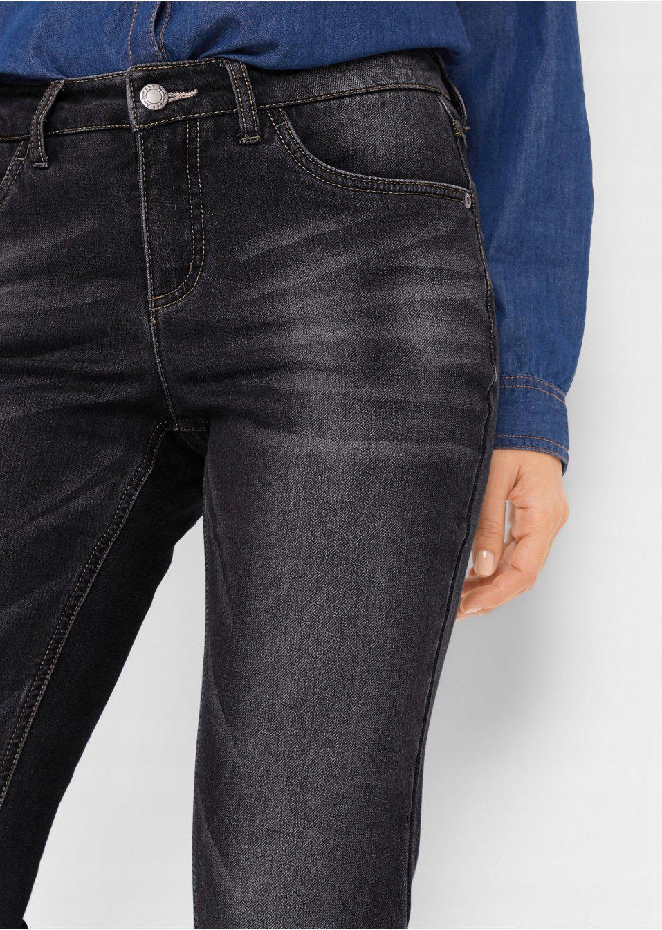 Bonprix JEANSY DAMSKIE OCIEPLANE zrv 44 Stan (wysokość w pasie) średni