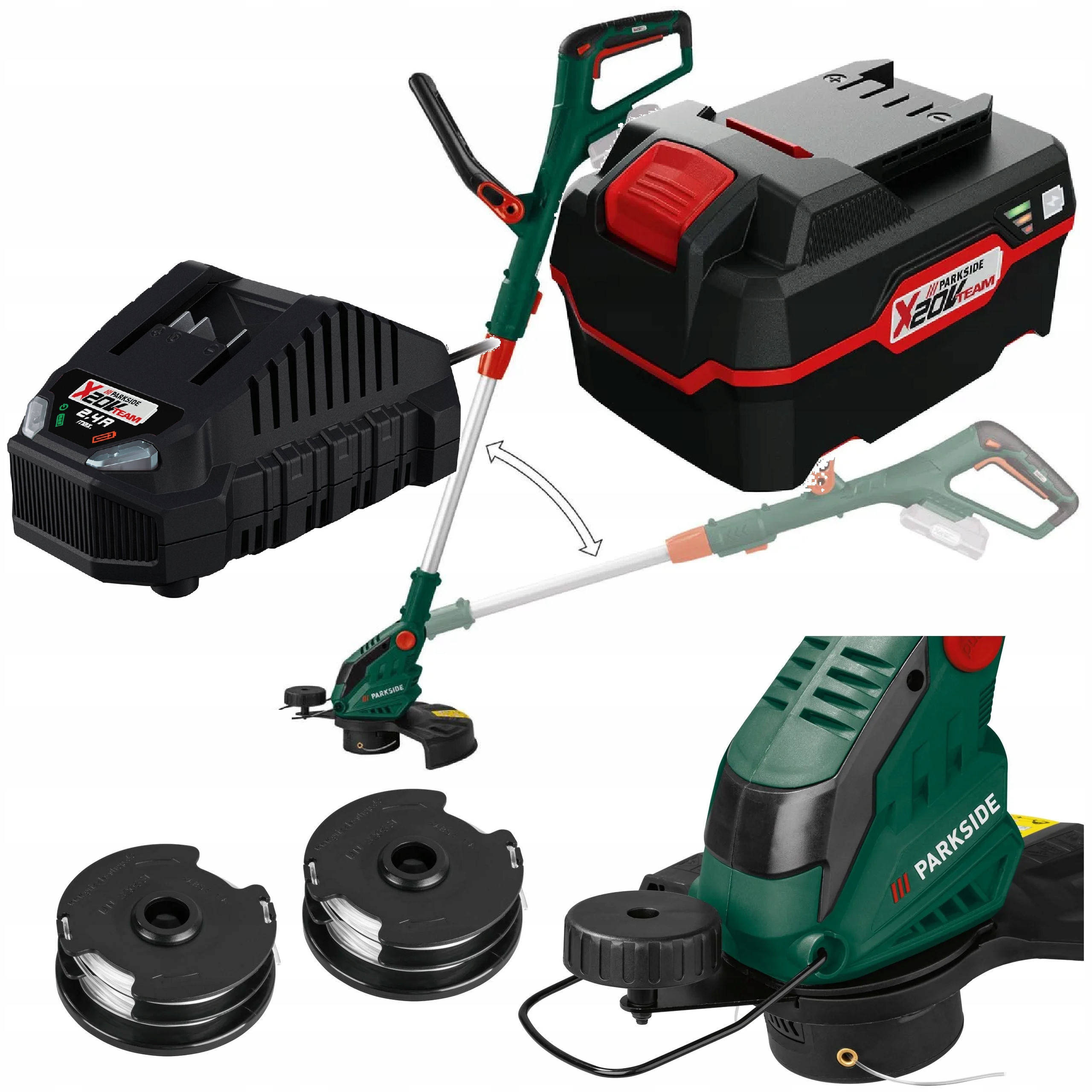 Podkaszarka akumulatorowa Parkside x20v akumulator 4Ah podkaszarka do trawy