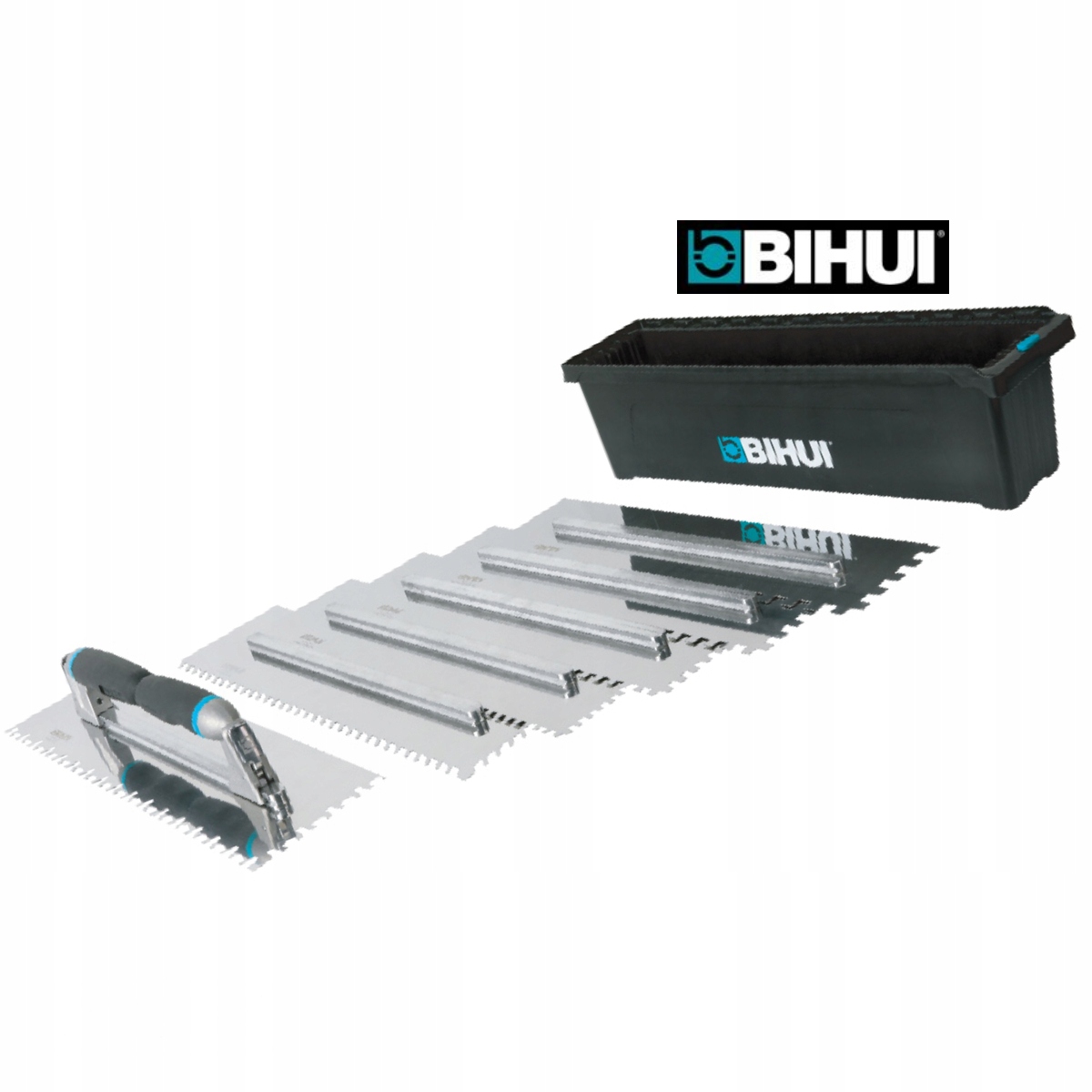 Bihui Zestaw Pac 480x130mm Glazurniczych Z 2 Wymiennym Uchwytami PTSJK9