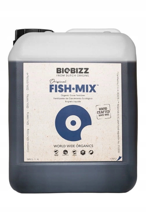 Nawóz Biobizz Fish Mix 5L organiczny nawóz podnoszący jakość ziemi