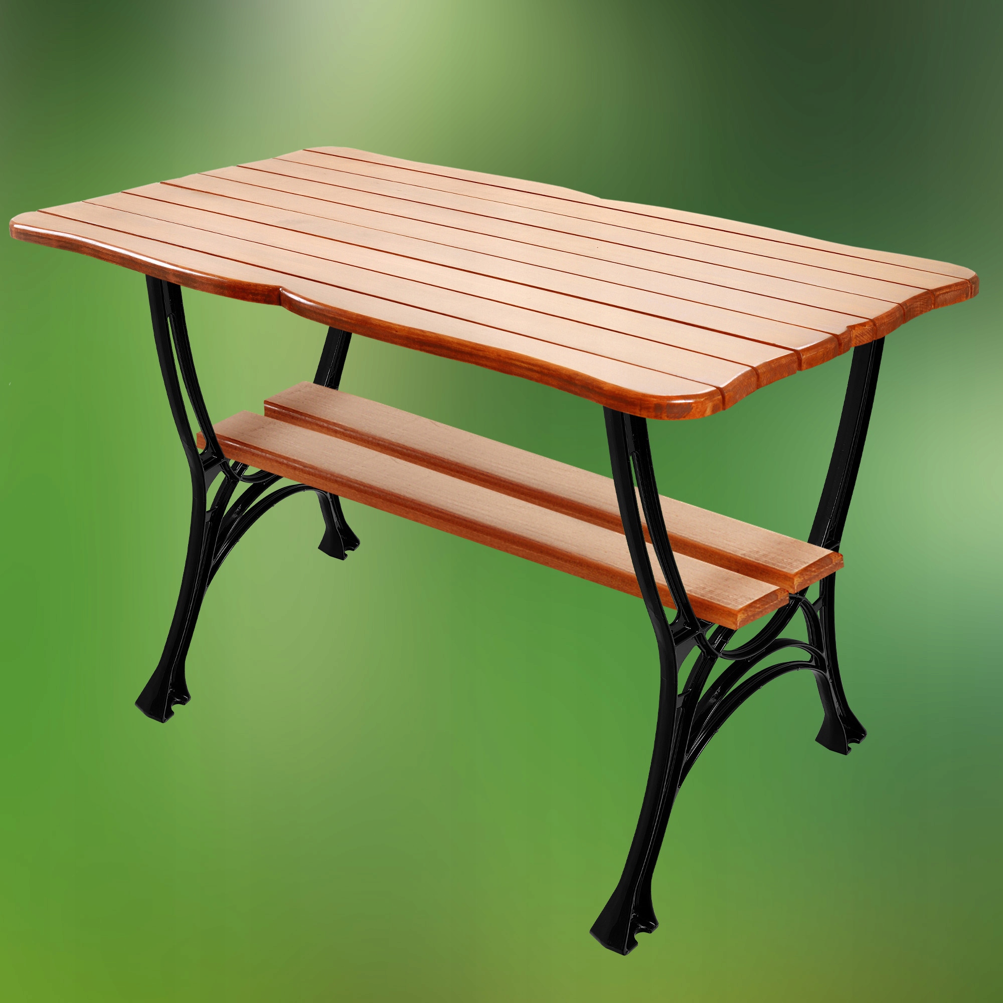 NOGA DO STOŁU STOLIKA OGRODOWA CZARNA STELAŻ KONSTRUKCJA 490x690 ALUMINIOWA Kod producenta N703