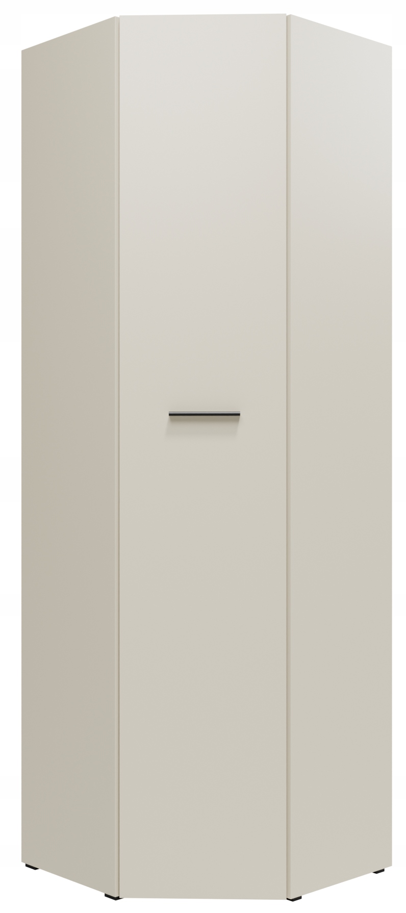 Skříň CR3-GLOS 64x64 kašmír moderní šatní skříň na oblečení tyč