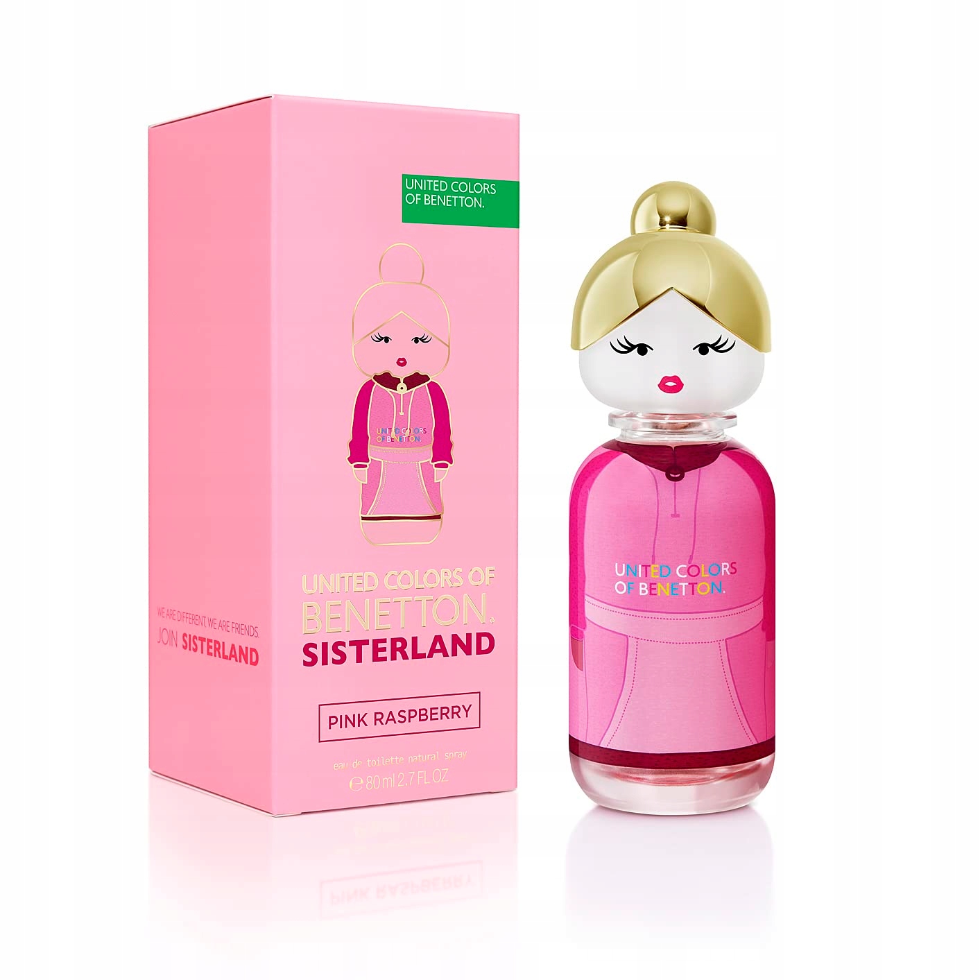 Benetton Sisterland Pink Raspberry Edt 80 ml dámská toaletní voda