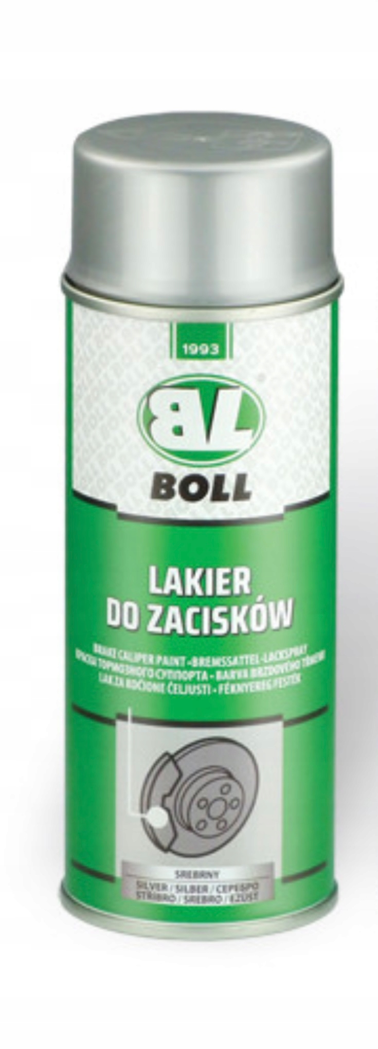 

Boll Srebrny Lakier Do Zacisków Tarcz Hamulc 400ml