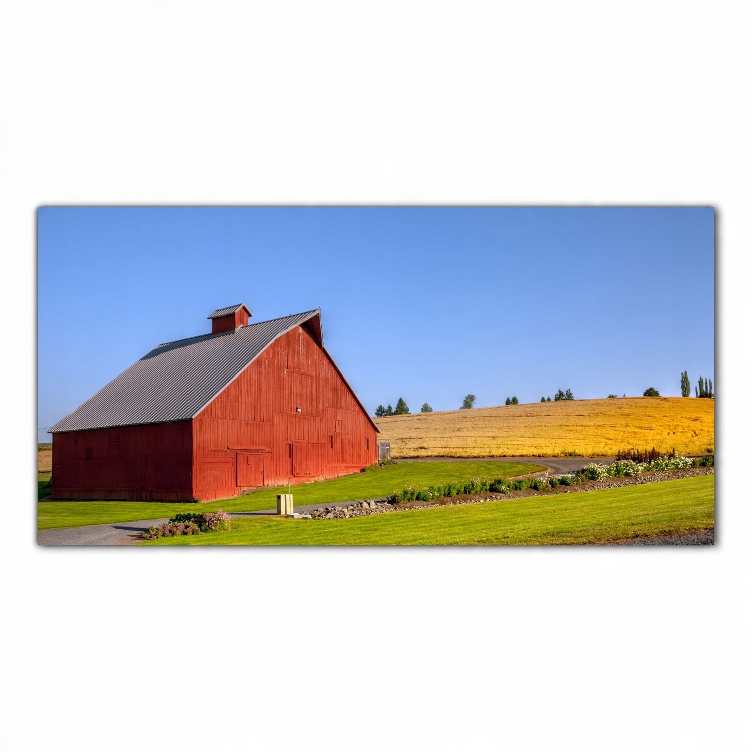 

Obraz Szklany Foto-obraz Stodoła Wieś Farma 120x60