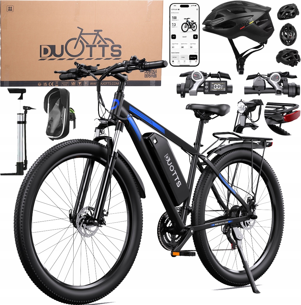 Pojazd Elektryczny Duotts C29 1000W 48V 15AH 55KM/H 100KM S App +Dárek Pl