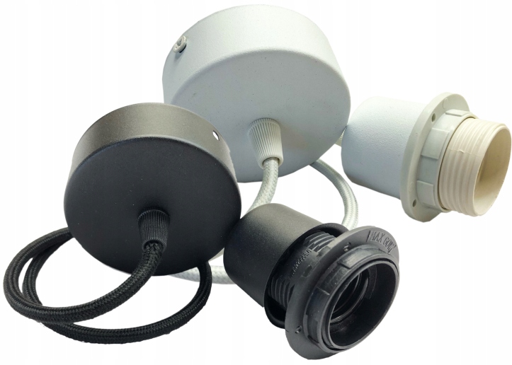 

Oprawa lampy wiszącej z kablem w oplocie sufitowa