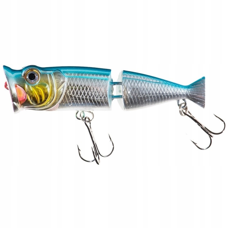 Wobler Powierzchniowy Jaxon Atract Jointed Popper 8cm 11g G Pływający