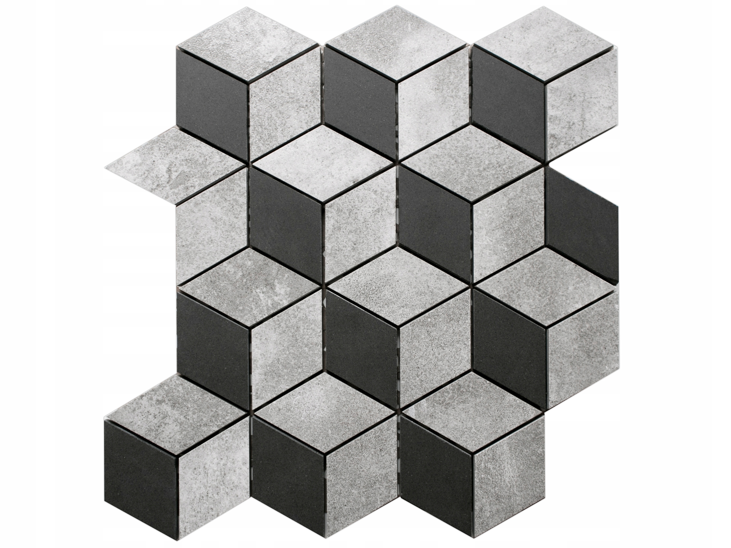 

Mozaika Gresowa Rhombus Szara Kuchnia Łazienka