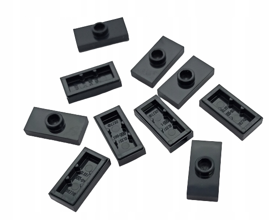 

Lego płytka 1x2 wypustka czarny 15573 -10 szt