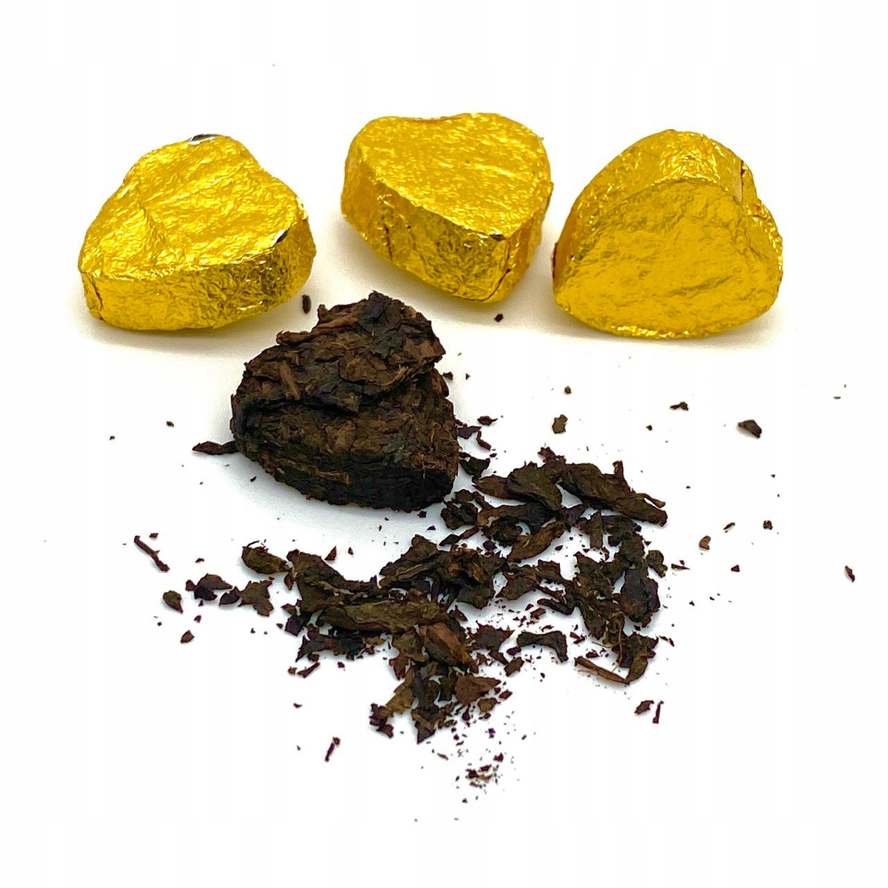 Levně Čaj Pu-erh Tuo Cha Srdce Gold 96 Ks červený lisovaný puerh Yunnan