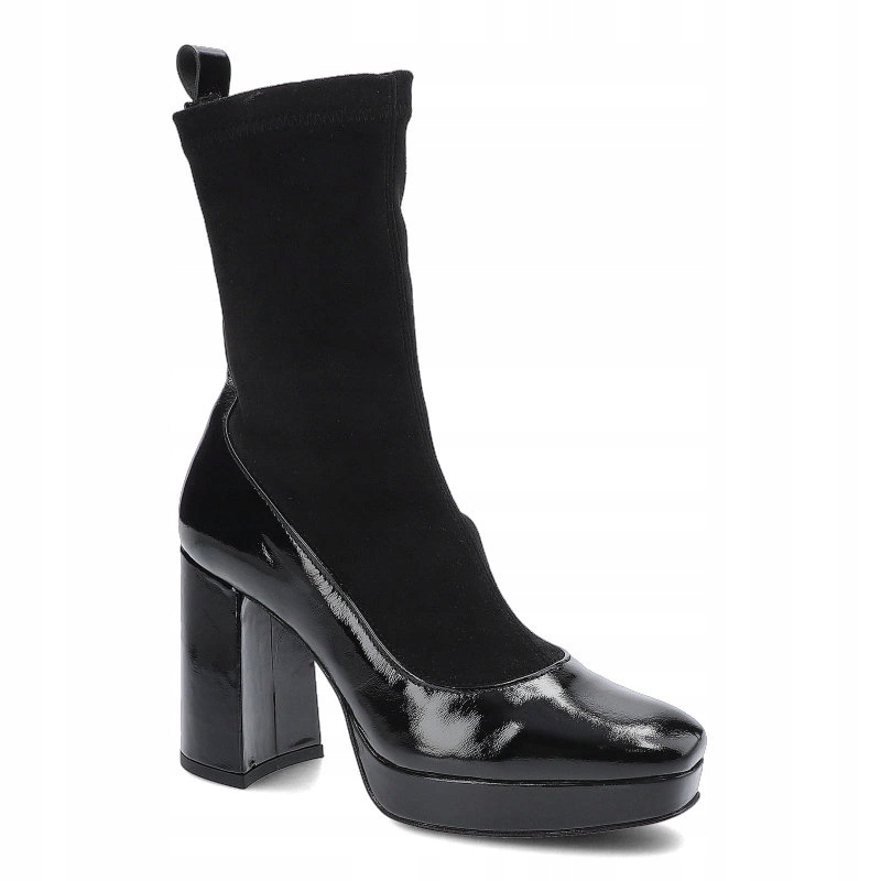 Černé Dámské Kotníkové Boty Simen Módní elegantní boty
