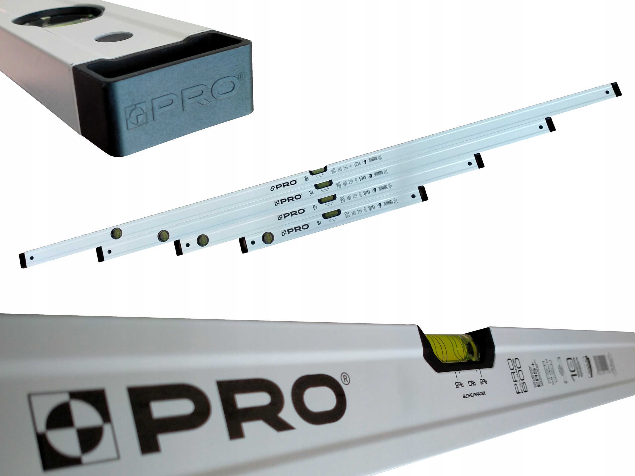 

Zestaw 4 Poziomic Pro 600 Endurance Libella 2%