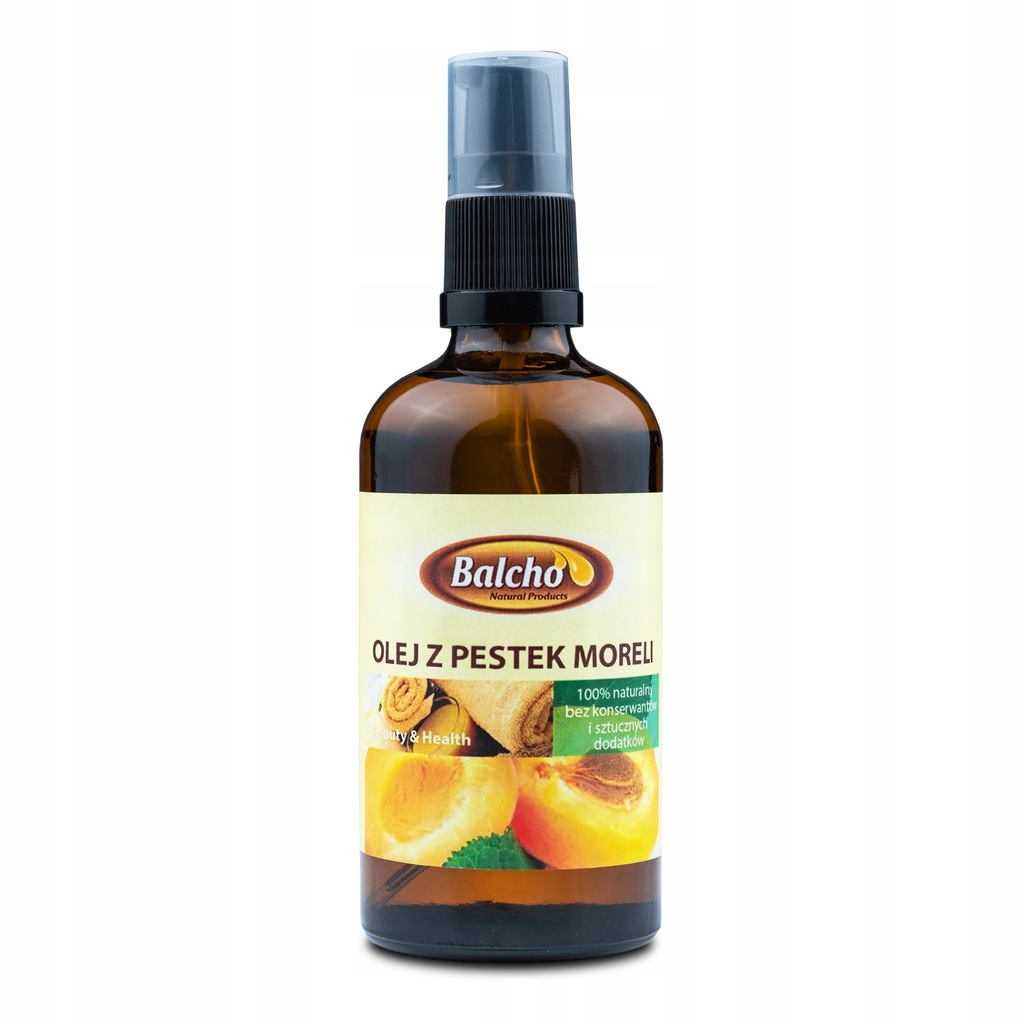 

Olej z pestek moreli Balcho 100ml zimnotł. Pompka!