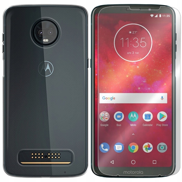 

Etui Do Motorola Moto Z3 Play Case Gel + Szkło 9H