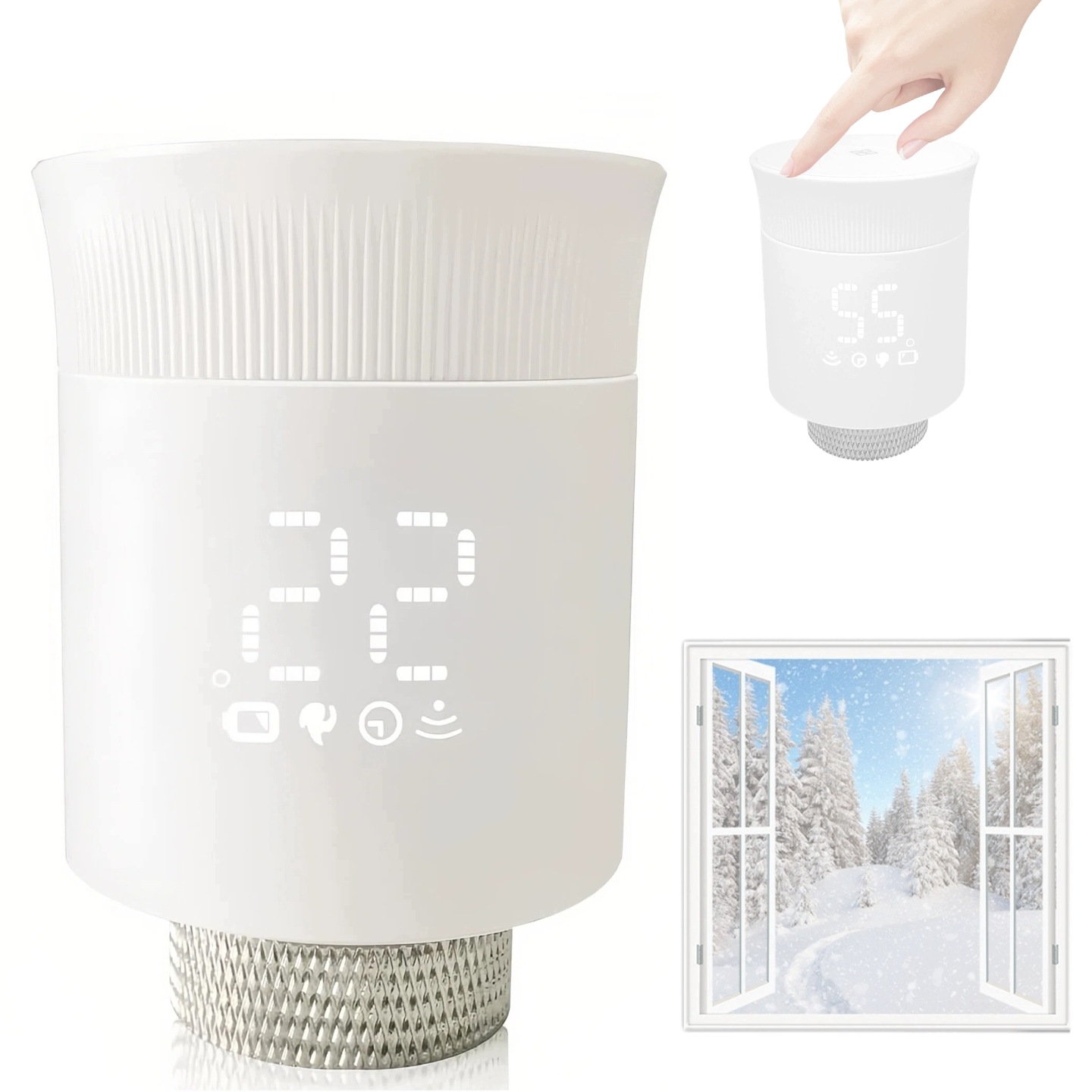 Set Smart Termostatická Kartuše pro WiFi radiátor