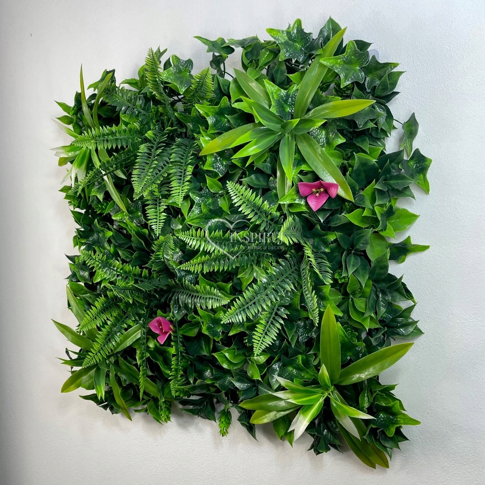 ZIELONA ŚCIANA PREMIUM PANELE DEKORACYJNE ŚCIENNE OGRODY WERTYKALNE ROŚLINY Marka Inspiruj