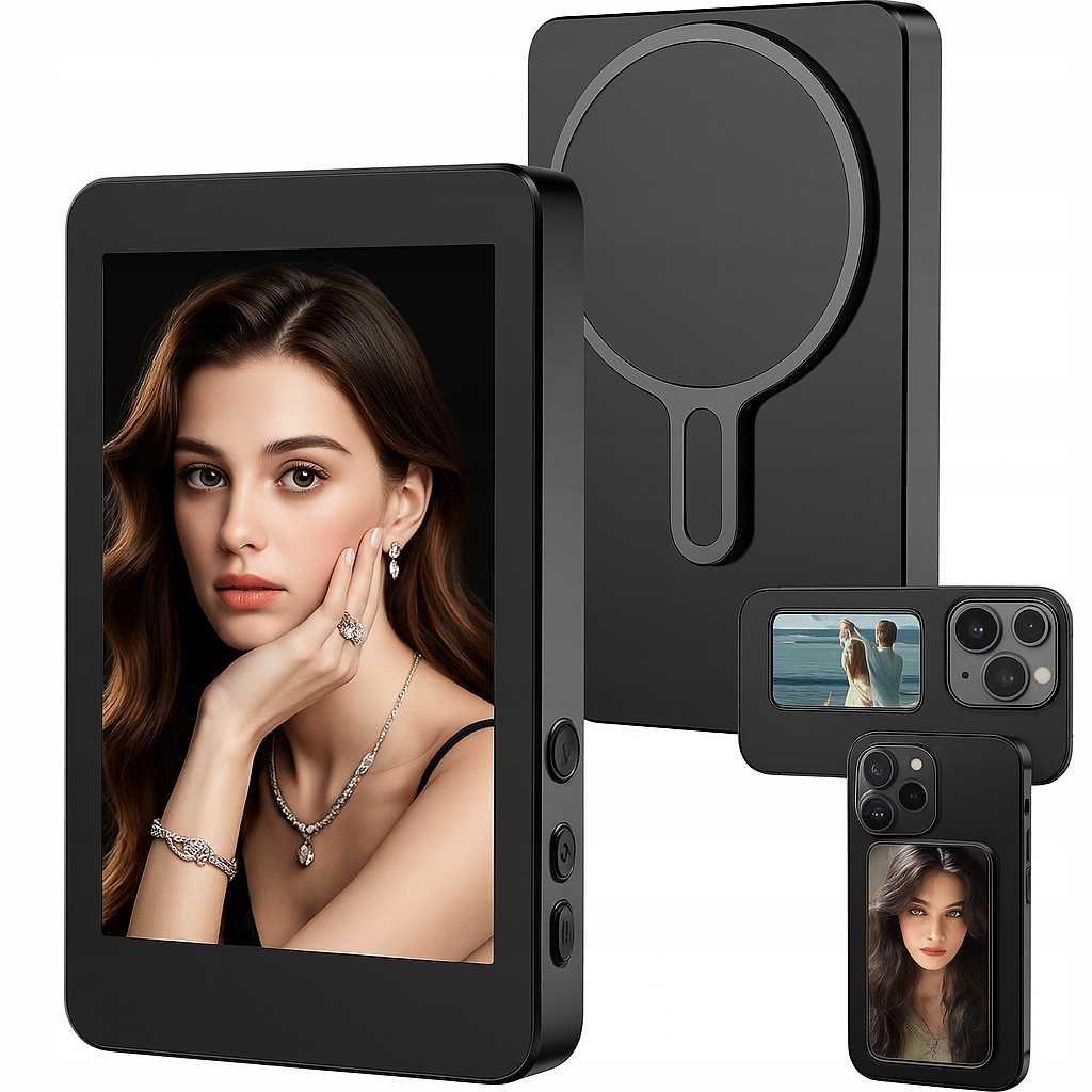 Magnetický Displej Monitor Pořizování Fotografií Selfie Zadní Fotoaparát Iphone android