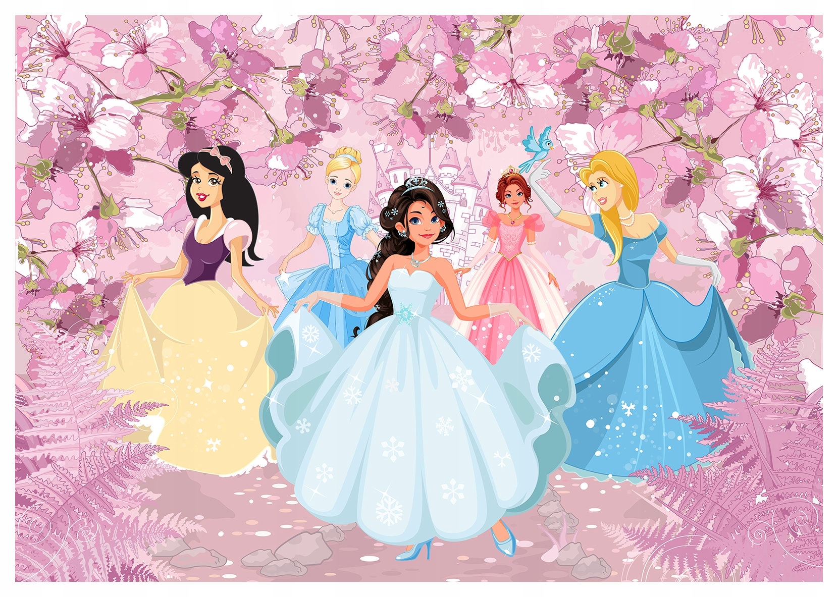 Vliesová fototapeta Disney Princezny Pohádka na stěnách 312x219 lepidlo