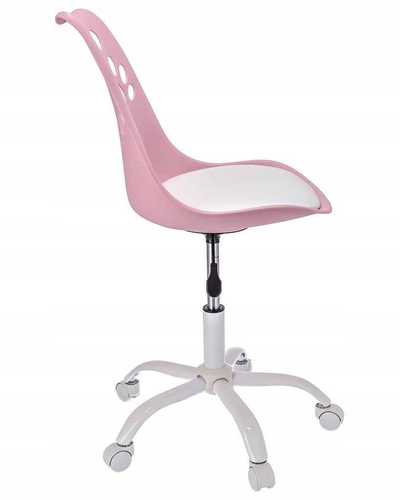 KRZESŁO biurowe na kółkach obrotowe dziecięce Szerokość mebla 48 cm