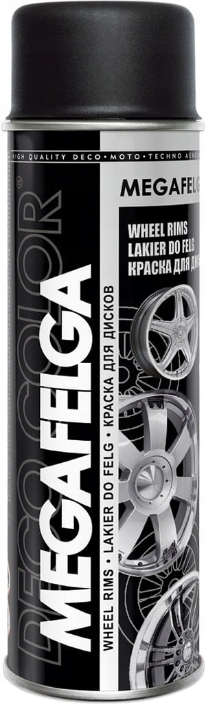 

Deco Color Farba Do Felg Megafelga Czarny Mat 500m
