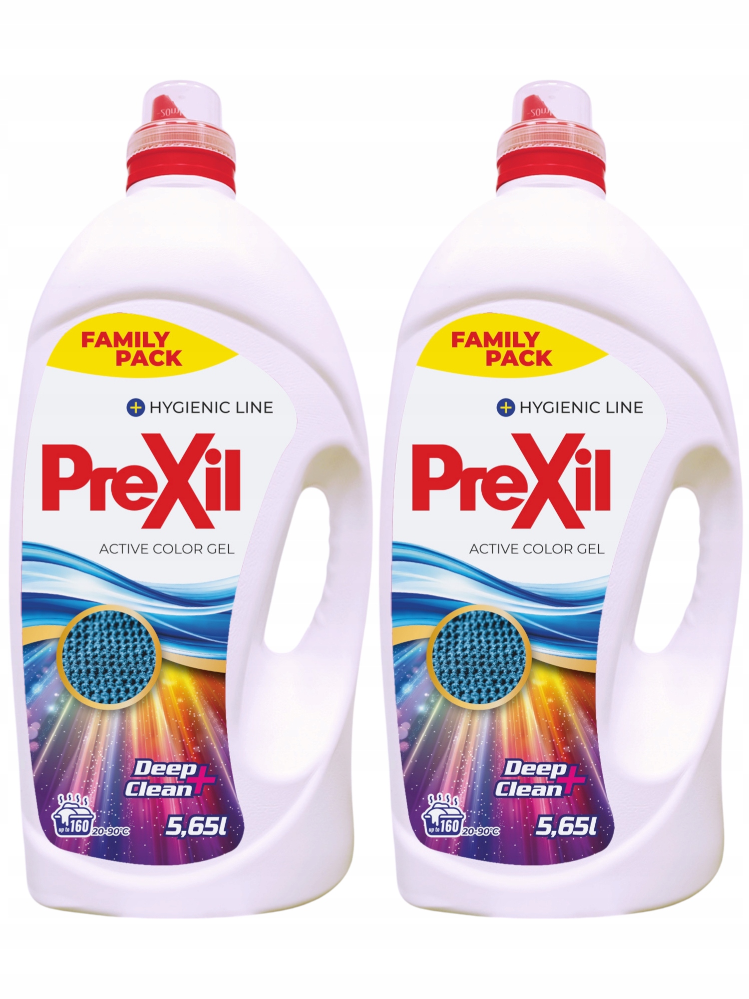 Levně Sada Gel Na Praní Prexil 5,65 L Active Color Gel Premium Vysoká Kvalita