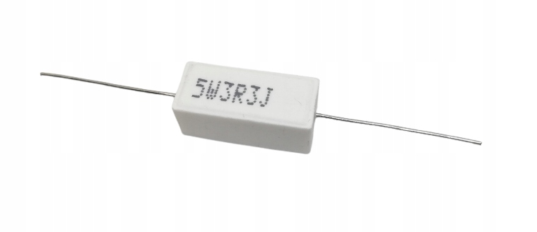 

Rezystor opornik Rwa 3,3 Ohm 5W 5% 2szt