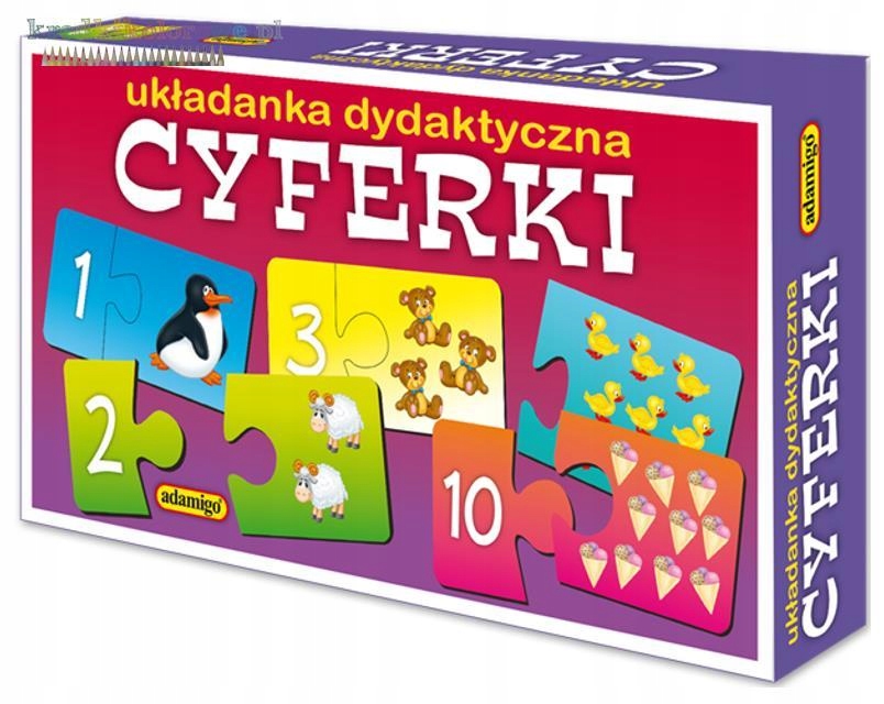 

Cyferki Układanka dydaktyczna, Adamigo