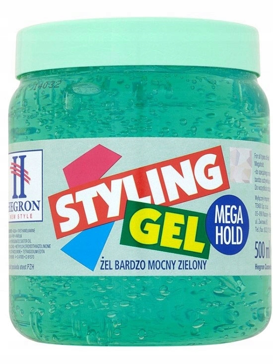 

Hegron Styling gel hold żel do włosów 500 ml
