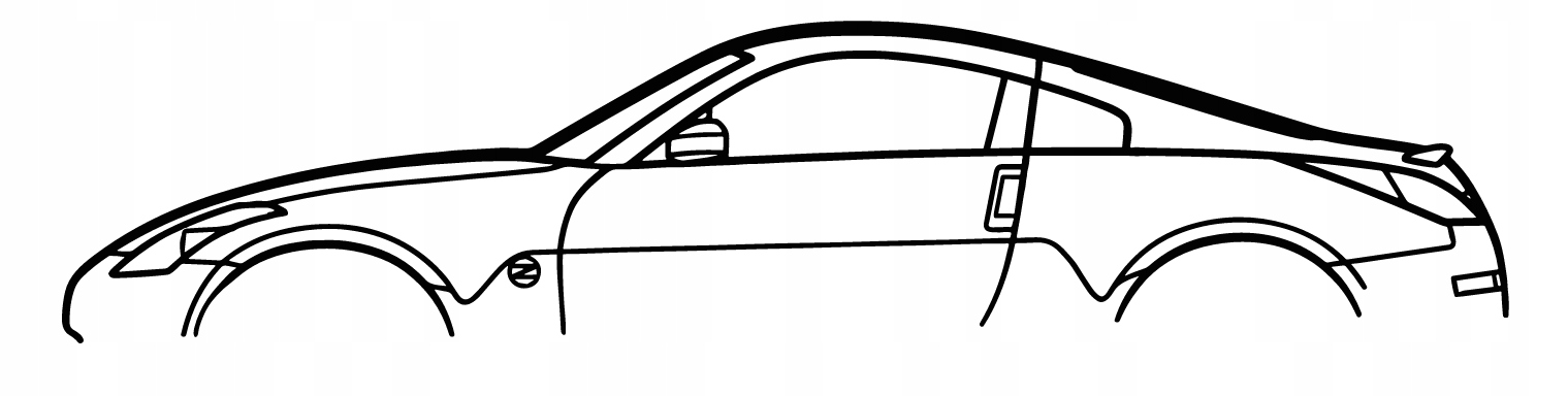 DEKORACJA ścienna Obraz samochód NISSAN 350Z