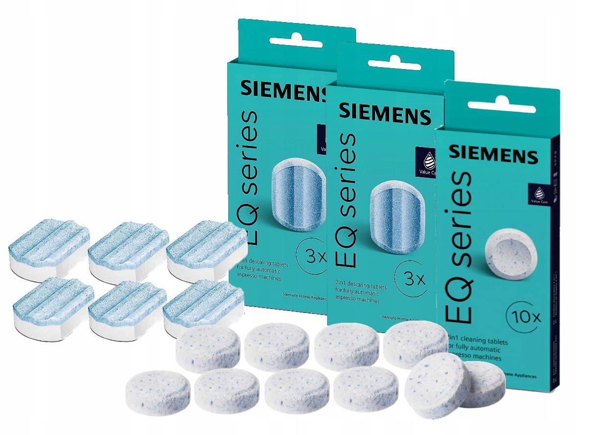 2 x odvápňovací tablety Siemens TZ80002 čisticí tablety TZ80001