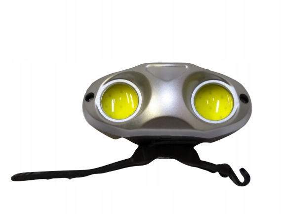 Akumulatorowa Lampka Rowerowa Przednia 2xCOB Na Kierownice Usb Mtb Szosowy
