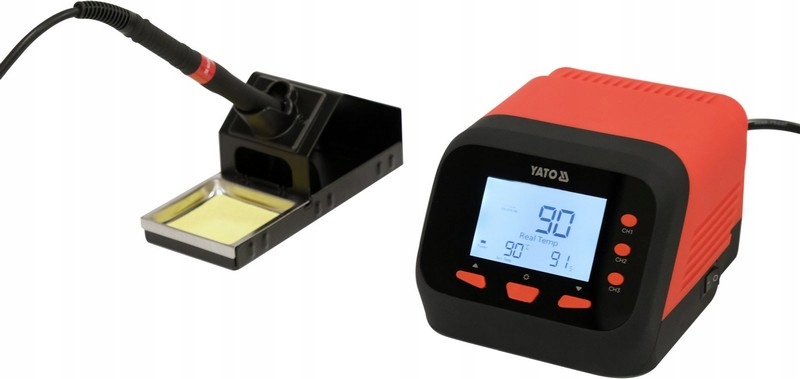 STACJA LUTOWNICZA CYFROWA 75W TYP GROT, WYŚWIETLACZ LCD Moc 75 W