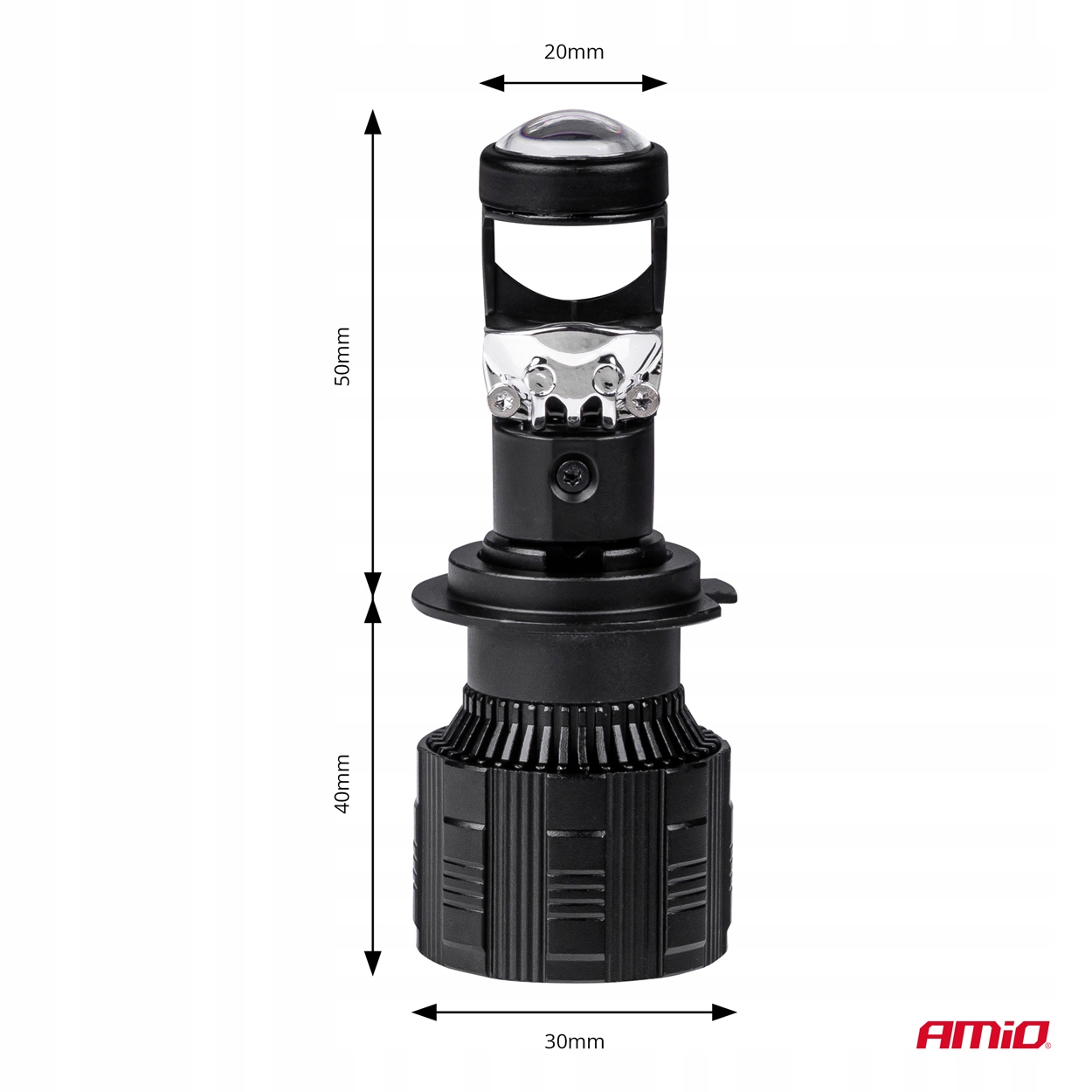 AMiO PL ŻARÓWKI SAMOCHODOWE LED ZESTAW H7 SOCZEWKA 6000K 60W CANBUS Producent Amio