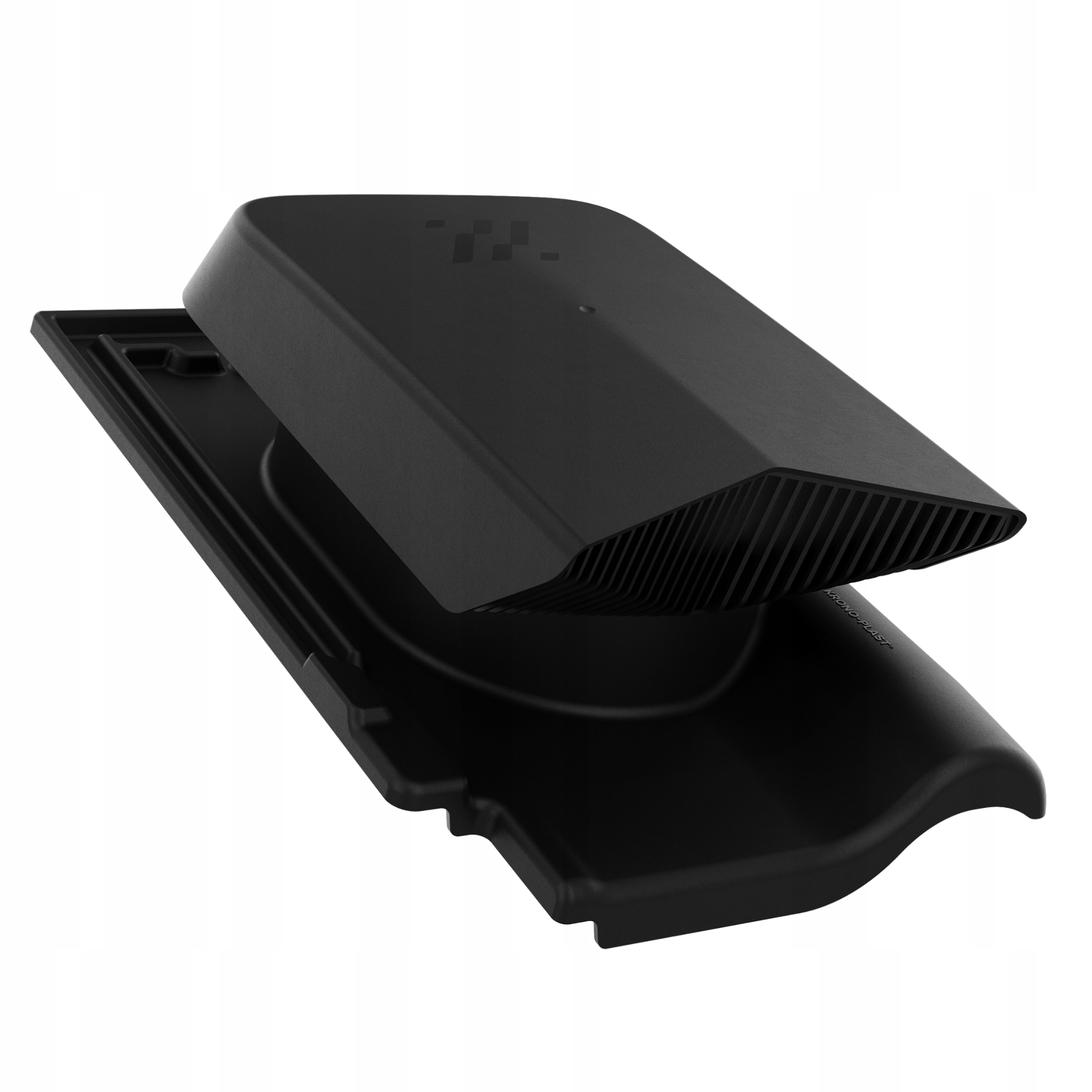 Ventilační střešní ventilátor Bogen Innovo 12 Hluboce Černý