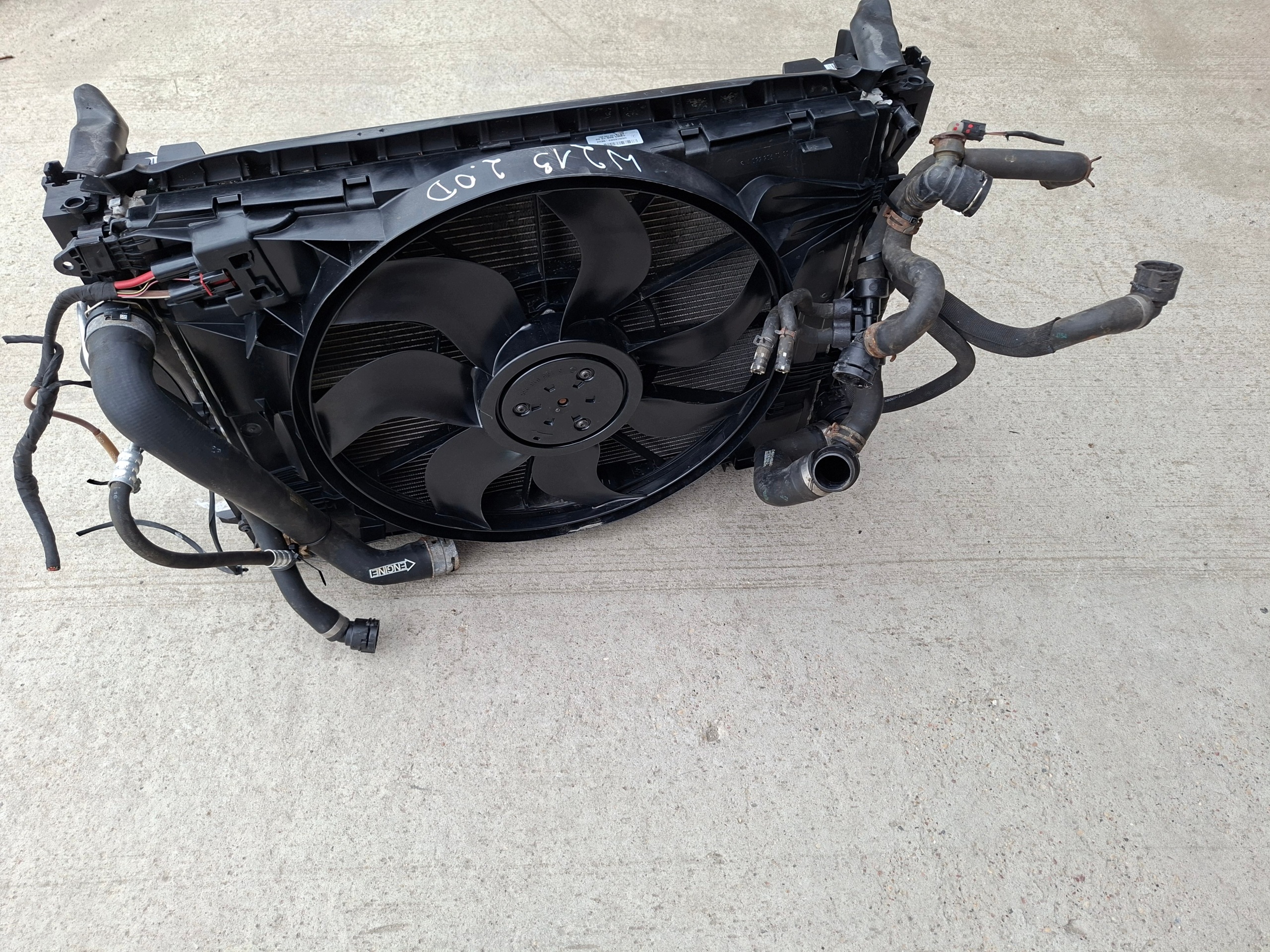 KOMPLET chladiče chladiče ventilátor MERCEDES E W213 S213 E 220 D 2.0 CDI