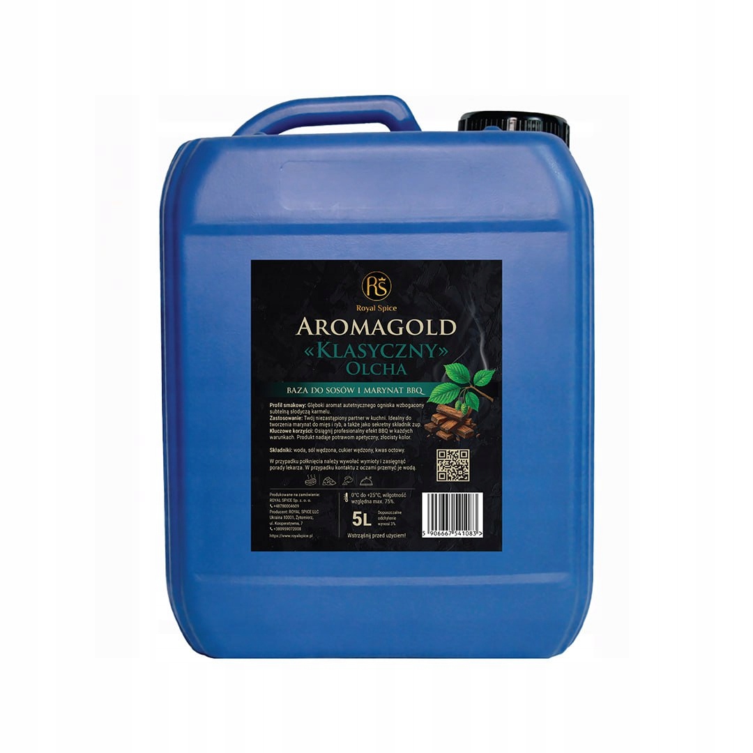 Aromagold „Klasický“ Olše Základ pro omáčky ta marináda Bbq 5 l