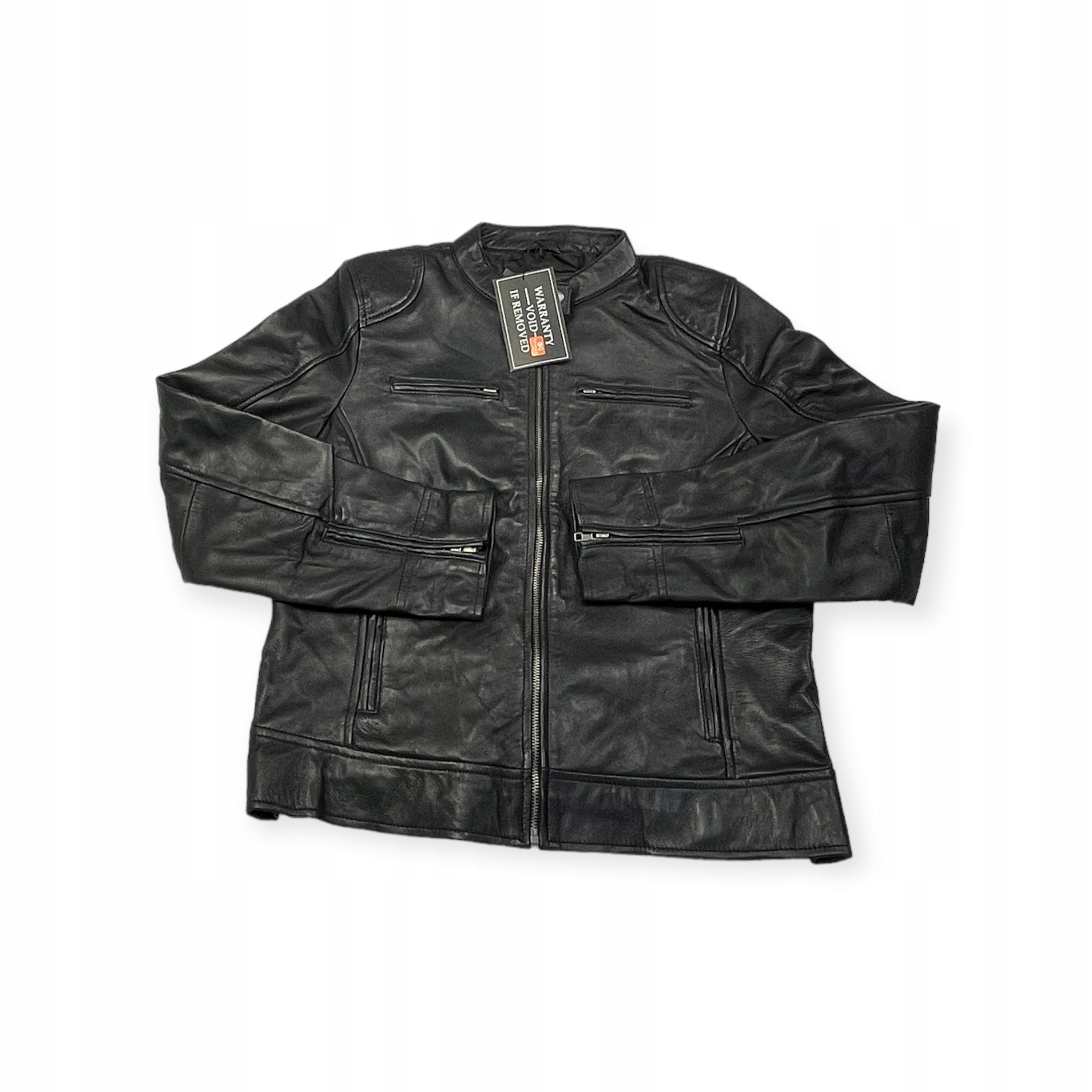 Dámská kožená bunda ramoneska Real Leather L