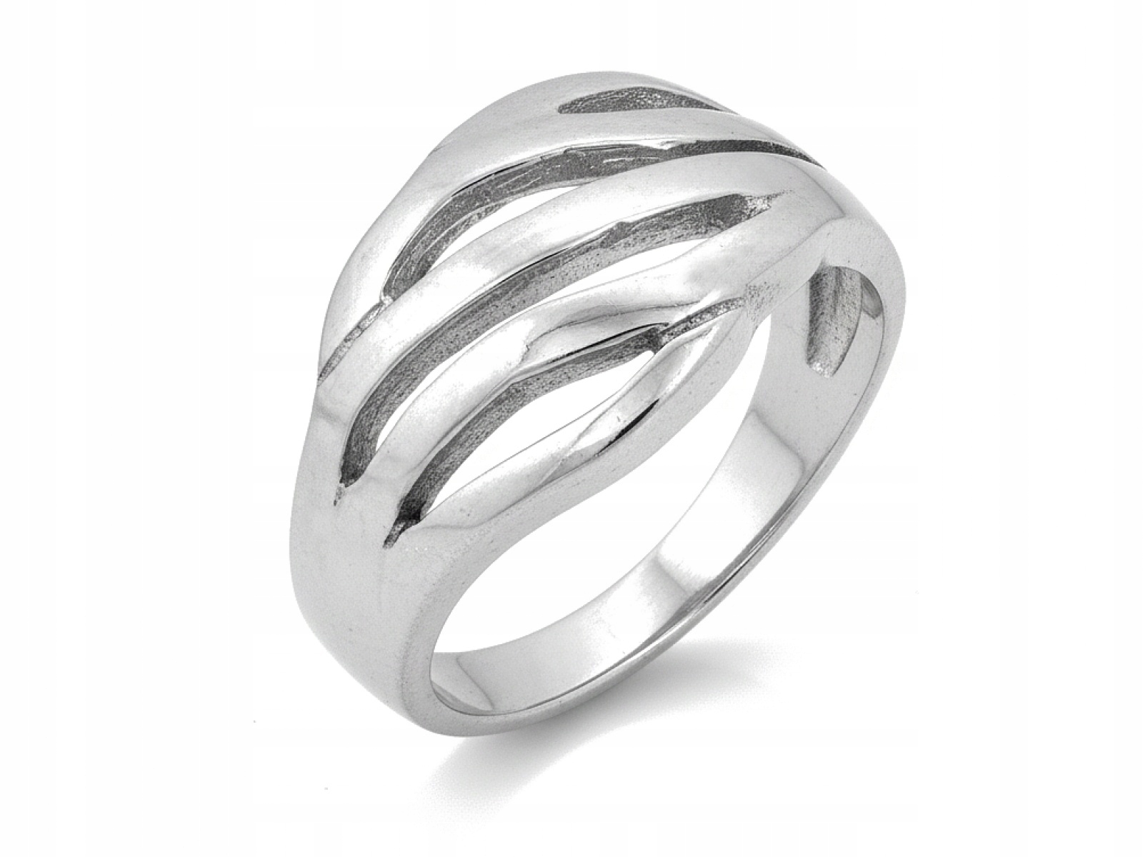 Stříbrný dámský prstýnek 925, moderní, pro dárek pro ni, r15