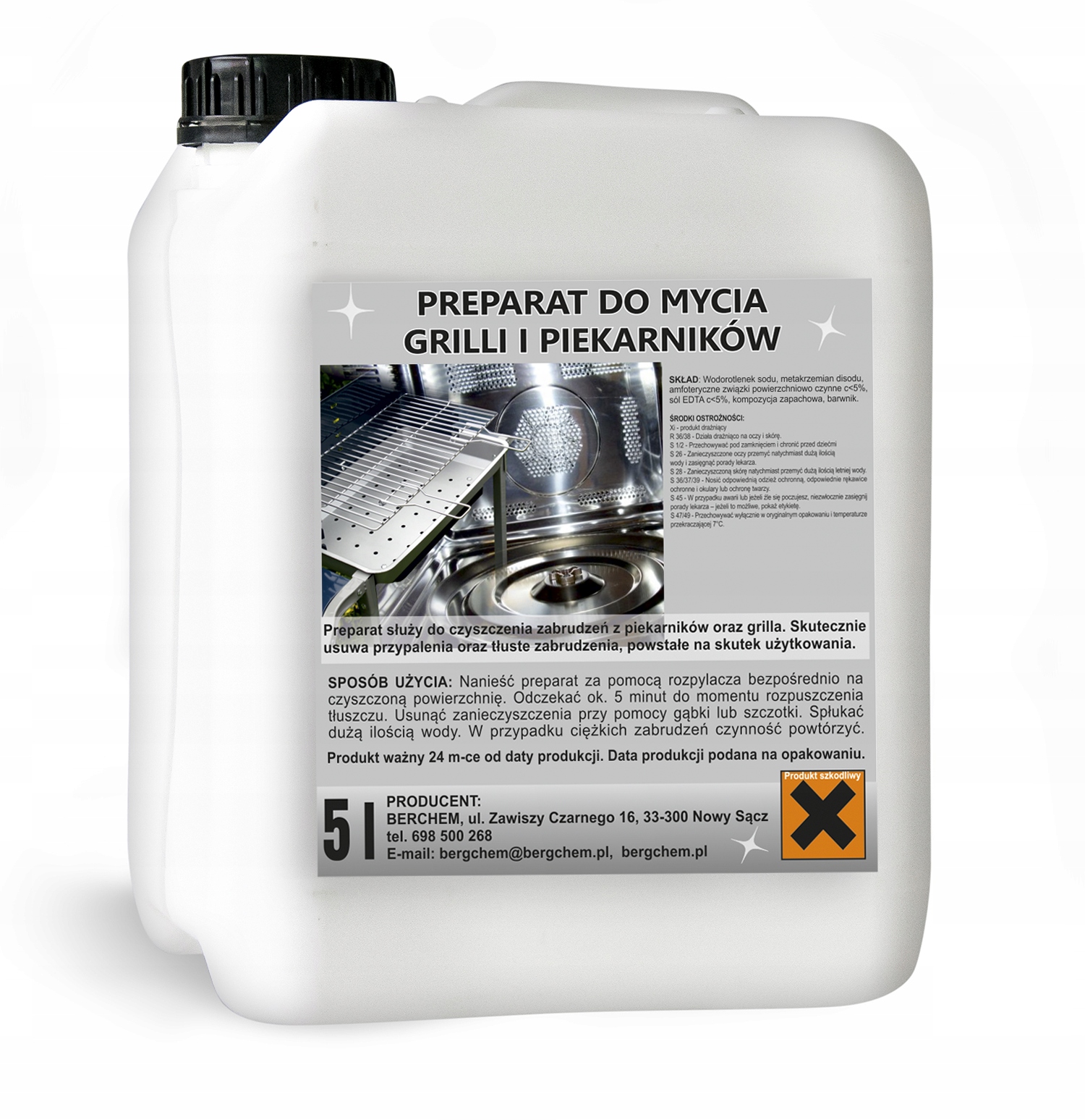 

Płyn Do Mycia Grilli I Piekarników 5 L